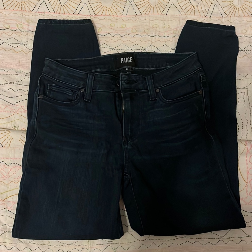 Paige jeans size 27 cropped style